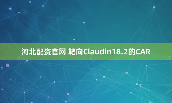 河北配资官网 靶向Claudin18.2的CAR